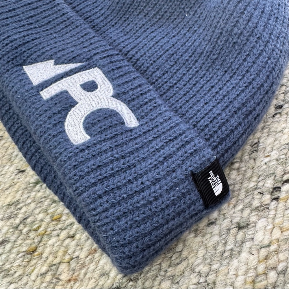North Face Beanie with Pom Pom - Picture 7 of 9